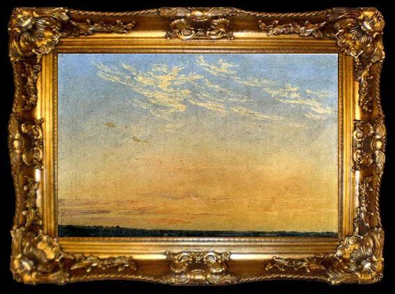 framed  Caspar David Friedrich Evening, ta009-2